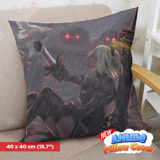 ADP NieR Automata 40x40cm Square Anime Dakimakura Throw Pillow Cover ERO-PC-233