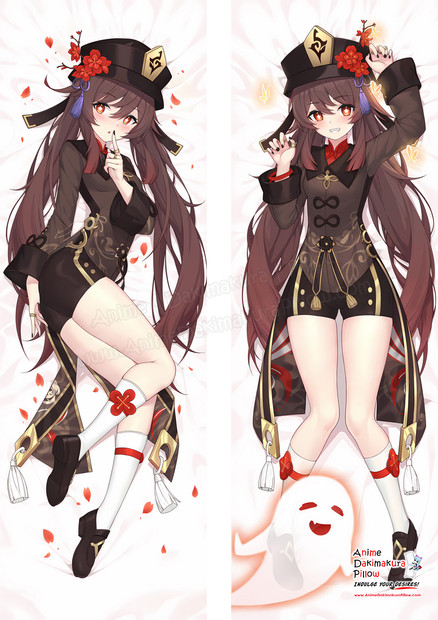 ADP Hu Tao - Genshin Impact Anime Dakimakura Japanese Pillow Cover ADP-PC-23233
