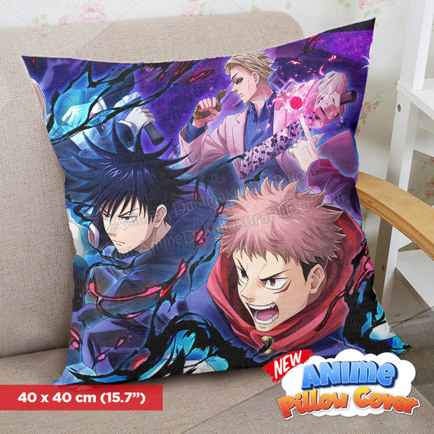 ADP Jujutsu Kaizen 40x40cm Square Anime Dakimakura Throw Pillow Cover ERO-PC-244