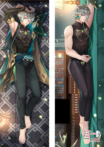 ADP Alhaitham - Genshin Impact Anime Dakimakura Japanese Pillow Cover ADP-PC-23317