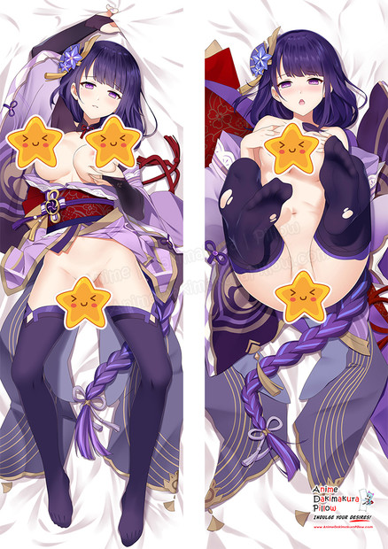 ADP Raiden Shogun - Genshin Impact Anime Dakimakura Japanese Pillow Cover ADP-PC-23333