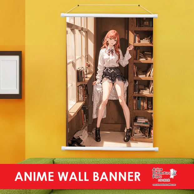 ADP Precious Redhead School Girl 3D CG Anime Wall Scroll Poster ERO-CG-AIB-010