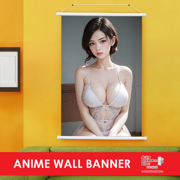 ADP Lovely Short Hair Woman 3D AI CG Anime Wall Scroll Poster ERO-CG-AIB-049