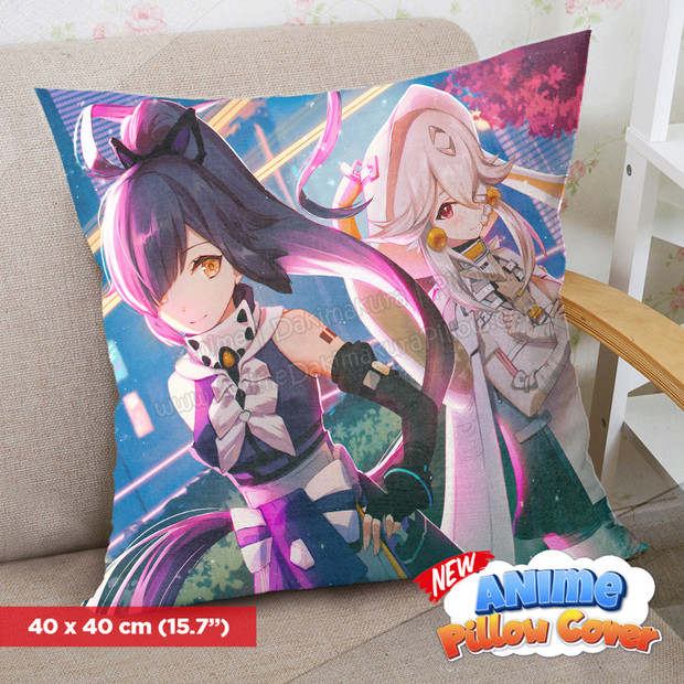 ADP Tower of Fantasy 40x40cm Square Anime Dakimakura Throw Pillow Cover ERO-PC-276