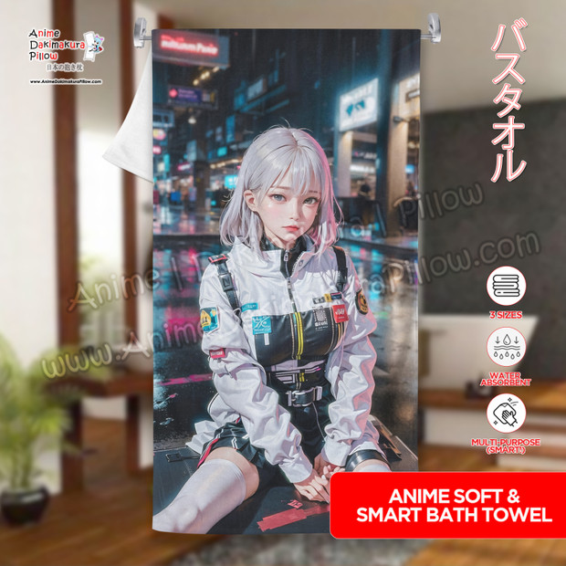 ADP Kawaii Night Street Girl 3D CG Anime Soft & Sexy Towel ERO-CG-AIT-003