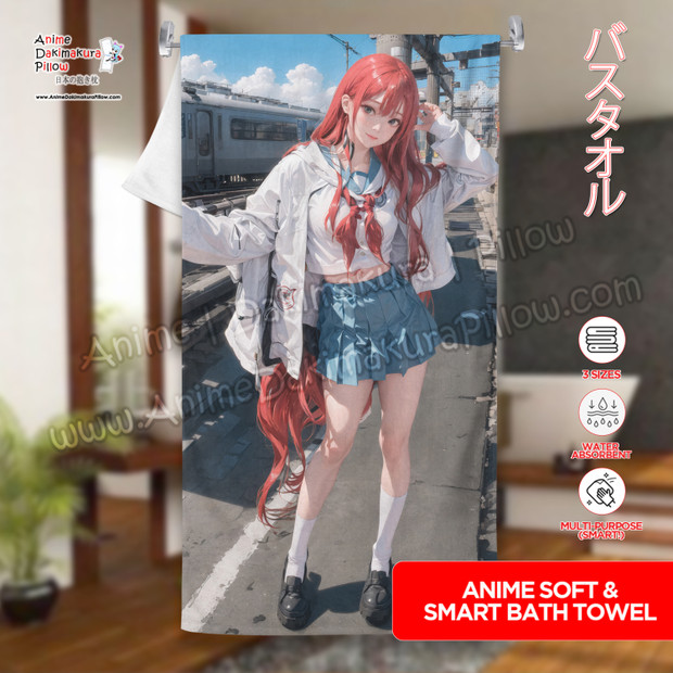 ADP Lovely School Girl 3D CG Anime Soft & Sexy Towel ERO-CG-AIT-005