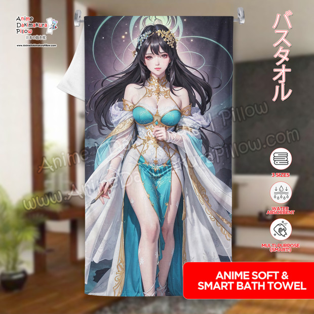 ADP Magnificent Goddess Maiden 3D AI CG Anime Soft & Sexy Towel ERO-CG-AIT-040