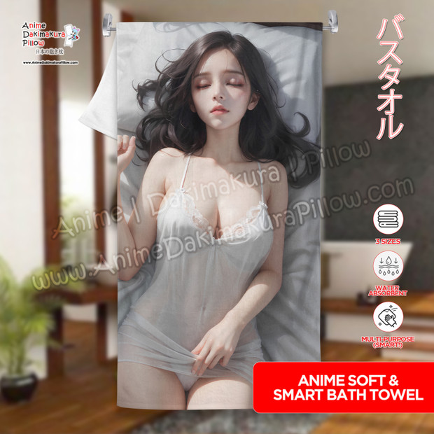 ADP Very Attractive Sleeping Maiden 3D CG Anime Soft & Sexy Towel ERO-CG-AIT-044