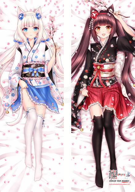 ADP Chocola and Vanilla - Nekopara Anime Dakimakura Japanese Pillow Cover ADP-PC-23438