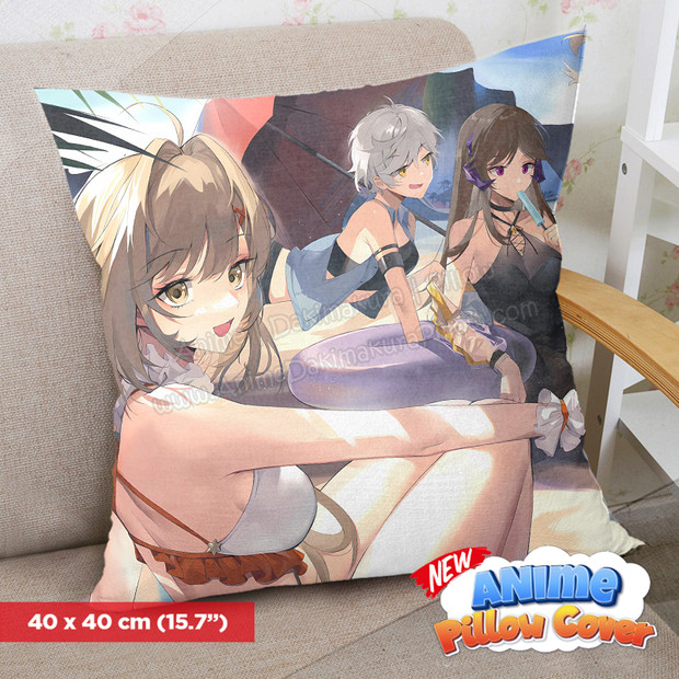 ADP Tower of Fantasy 40x40cm Square Anime Dakimakura Throw Pillow Cover ERO-PC-315
