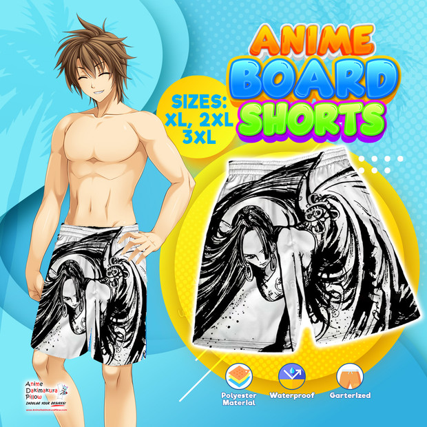 ADP ONE PIECE Nico Robin Anime Board Shorts ADP-095-04