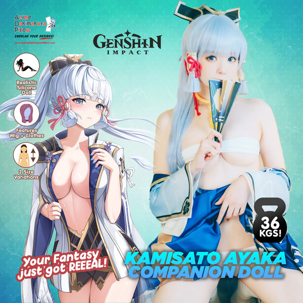 ADP Kamisato Ayaka - Genshin Impact Dress-Up Sex Doll  | 36 kg | OH-DL-012