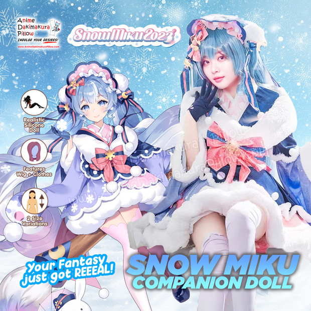 ADP Snow Miku "Cold as Ice, Naughty and Nice!" Dress-Up Sex Doll  | 36 kg | OH-DL-013