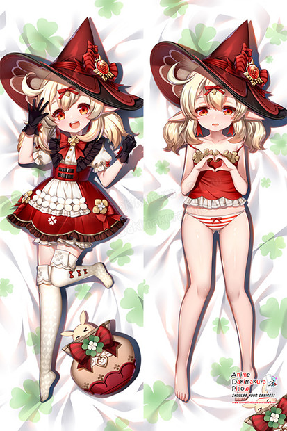 ADP Klee- Genshin Impact Anime Dakimakura Japanese Pillow Cover H0020-A