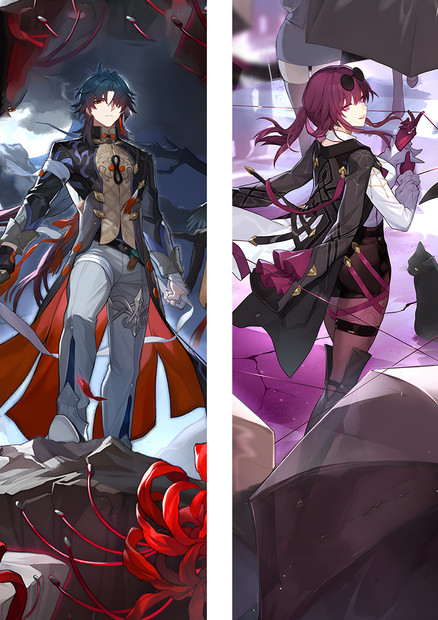 ADP Blade X Kafka - Honkai Star Rail  Anime Dakimakura Japanese Pillow Cover ADP-TBPC-0013