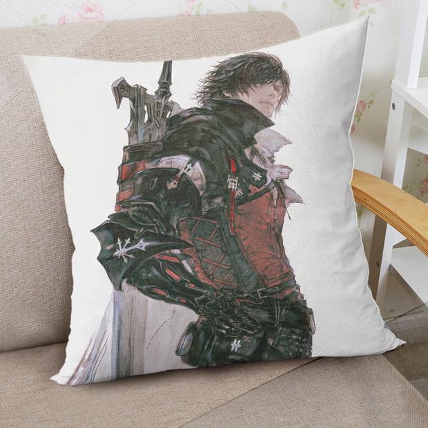 ADP Clive Rosfield Final Fantasy XVI 40x40cm Square Anime Dakimakura Throw Pillow Cover ADP-GM-PC40-FF16 - 11