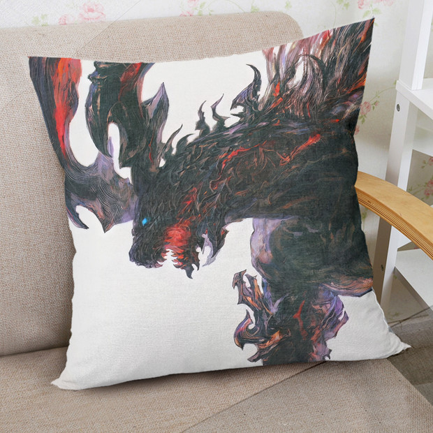 ADP Ifrit Final Fantasy XVI 40x40cm Square Anime Dakimakura Throw Pillow Cover ADP-GM-PC40-FF16 - 57