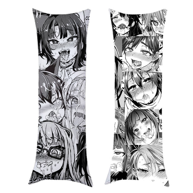 ADP Hungry Ahegao Girls 18+ Ahegao Dakimakura Japanese Pillow Cover OH-AP-015