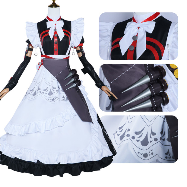 ADP Alexandrina Sebastiane Zenless Zone Zero Fantasy Dress-Up Wig & Costume OH-DL-017-C