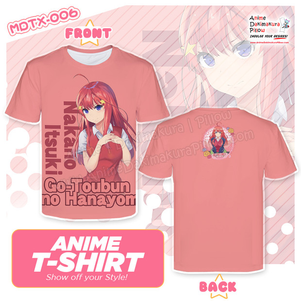 ADP Nakano Itsuki - Quintessential Quintuplets Roundneck Tshirt MDTX006