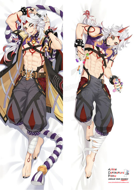 ADP Arataki Itto - Genshin Impact Anime Dakimakura Japanese Pillow Cover ADP-SMPC-248515-2