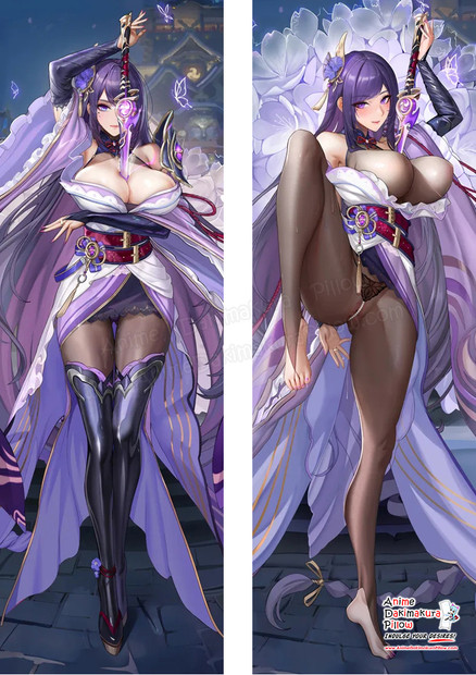 ADP  Raiden Shogun - Genshin Impact Anime Dakimakura Japanese Pillow Cover ADP-SMPC-248720-1