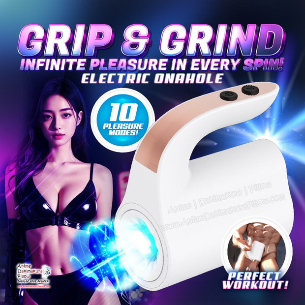 ADP Grip & Grind: Infinite Pleasure Rotation Electric Onahole | OH-AV-069