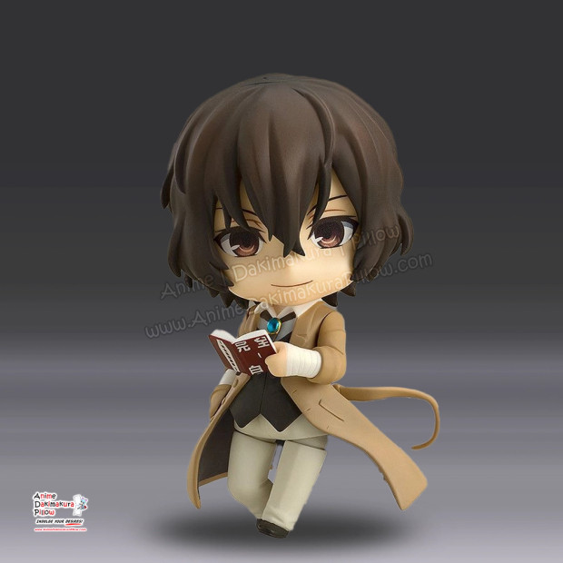 ADP 10 cm Bungo Stray Dogs Osamu Dazai  Interchangeable Face Nendoroid Mini Figurine - OH-MFG-031