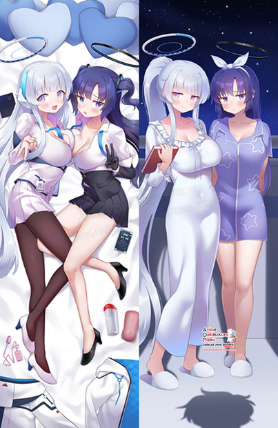 ADP Noa & Yuuka - Blue Archive  Anime Dakimakura Japanese Pillow Cover ADP-MMPC-009106