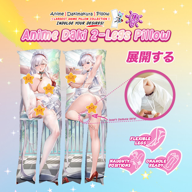 ADP Belfast - Azur Lane Anime Daki 2-Legs Pillow Waifu | ADP-TL-2481028-2