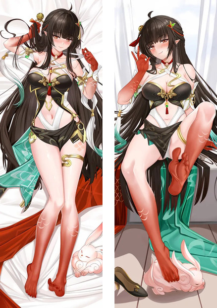 ADP Lingsha - Honkai Star Rail Anime Dakimakura Japanese Pillow Cover ADP-SMPC-2481038-1