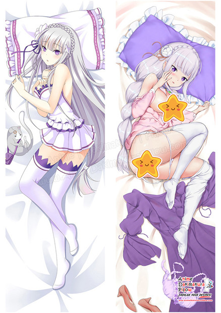 ADP Emilia - Re: Zero Anime Dakimakura Japanese Pillow Cover ADP-MMPC-010230
