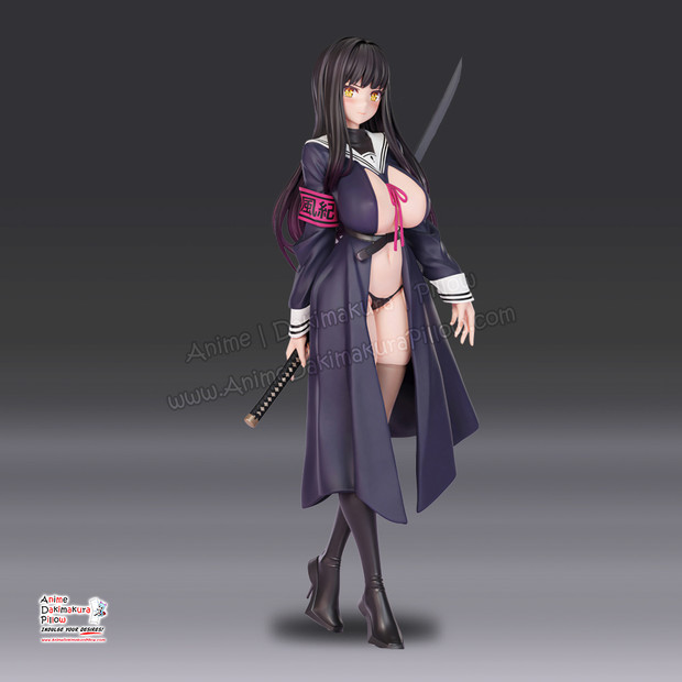 ADP 27CM Haji Soku Zan Fuuki Iinchou Anime Figurine OH-FG-221