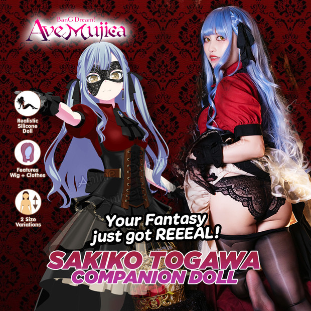 ADP Sakiko Tagawa: BanG Dream! Ave Mujica Dress-Up Sex Doll  | 36 kg | OH-DL-024