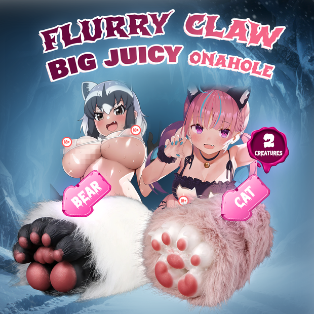 ADP Furry Claw Bear & Cat Monster Onaholes | OH-MO-068