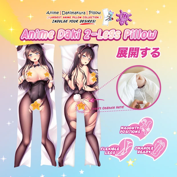 ADP Bunny Girl Senpai Mai Sakurajima 2-Legs Pillow Waifu | ADP-TL-81658