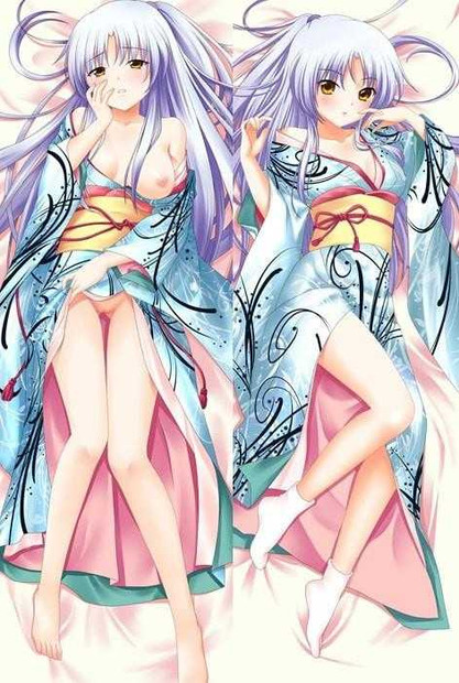 New Kanade Tachibana - Angel Beats Anime Dakimakura Japanese Pillow Cover ContestFiftyThree7 Anime Dakimakura Pillow Shop