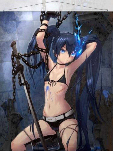 Black Rock Shooter Japanese Anime Wall Scroll Poster and Banner 9 Anime Dakimakura Pillow Shop