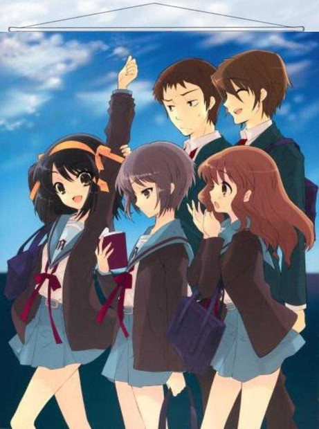 Haruhi Suzumiya Japanese Anime Wall Scroll Poster and Banner 6 Anime Dakimakura Pillow Shop