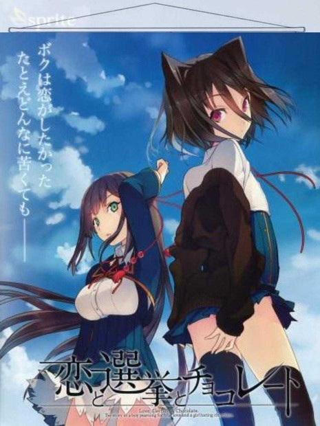 Love Elections Chocolate Japanese Anime Wall Scroll Poster and Banner 2 Anime Dakimakura Pillow Shop