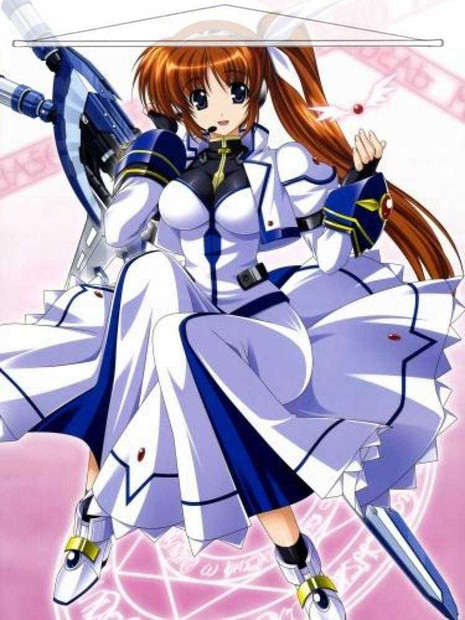 Magical Girl Lyrical Nanoha Japanese Anime Wall Scroll Poster and Banner 13 Anime Dakimakura Pillow Shop
