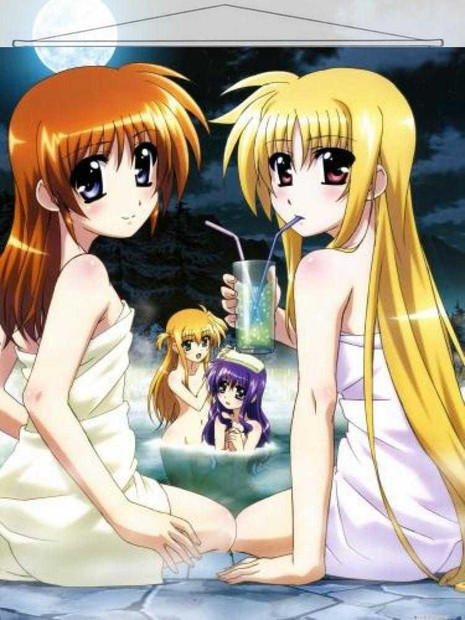 Magical Girl Lyrical Nanoha Japanese Anime Wall Scroll Poster and Banner 24 Anime Dakimakura Pillow Shop