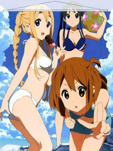 K-On Japanese Anime Wall Scroll Poster and Banner 15 Anime Dakimakura Pillow Shop