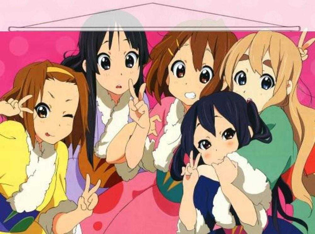 K-On Japanese Anime Wall Scroll Poster and Banner 38 Anime Dakimakura Pillow Shop