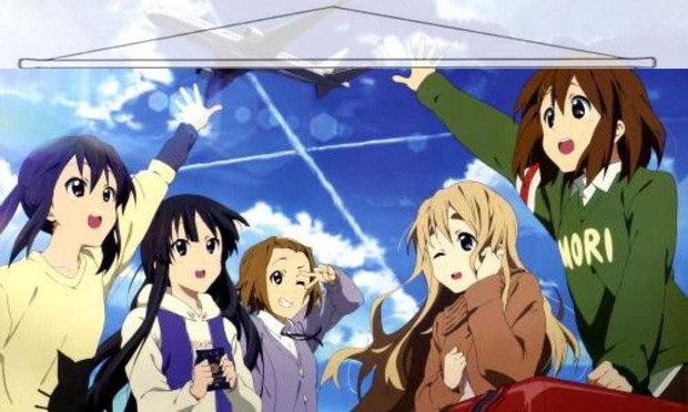 K-On Japanese Anime Wall Scroll Poster and Banner 45 Anime Dakimakura Pillow Shop