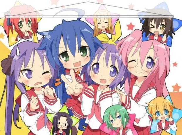 Lucky Star Japanese Anime Wall Scroll Poster and Banner 2 Anime Dakimakura Pillow Shop