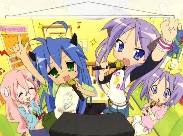 Lucky Star Japanese Anime Wall Scroll Poster and Banner 3 Anime Dakimakura Pillow Shop