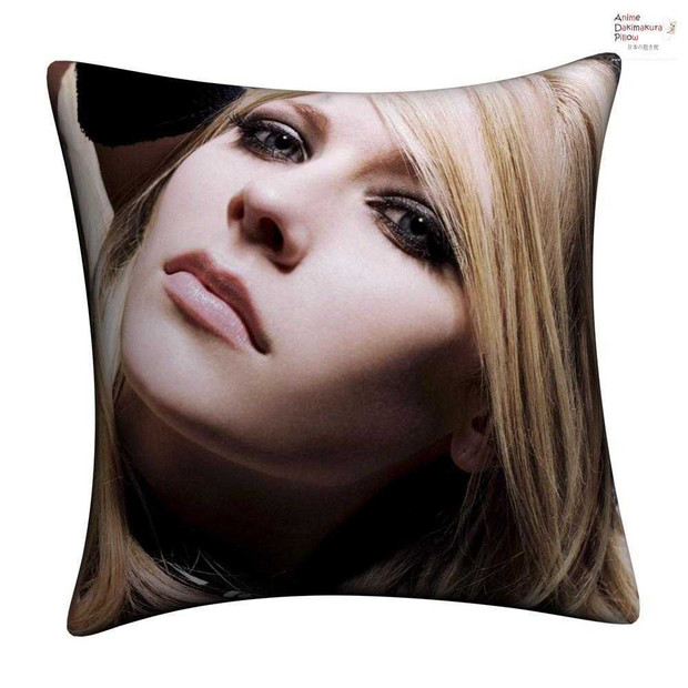 New Avril Lavigne Throw Pillow cushion pillowcases cover7 Anime Dakimakura Pillow Shop