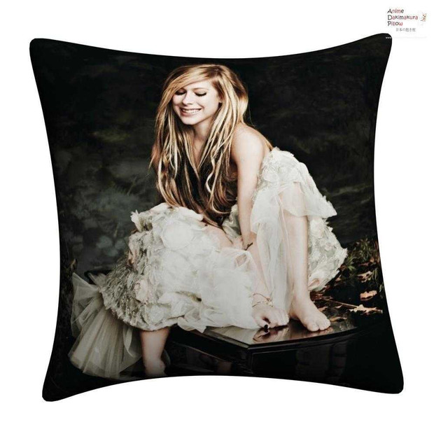 New Avril Lavigne Throw Pillow cushion pillowcases cover8 Anime Dakimakura Pillow Shop