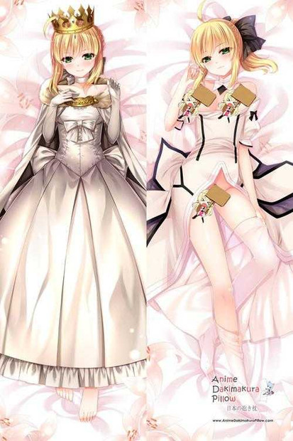 New Artoria Pendragon Lily - Fate Stay Night Anime Dakimakura Japanese Pillow Cover H2688 Anime Dakimakura Pillow Shop